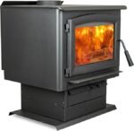 Ashley Hearth AW2520E-P 2,500 Sq. Ft. EPA Certified Pedestal Wood Burning Stove
